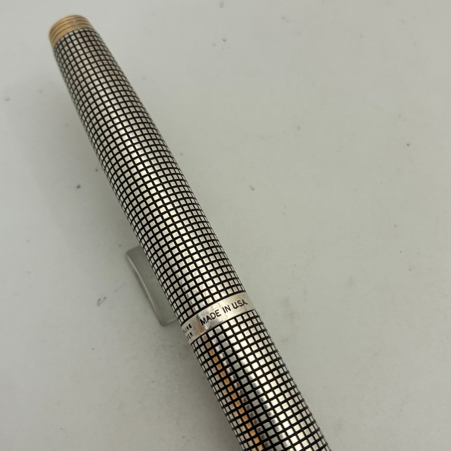 Parker 75 Cisele Fountain Pen with Sterling Silver Made in USA