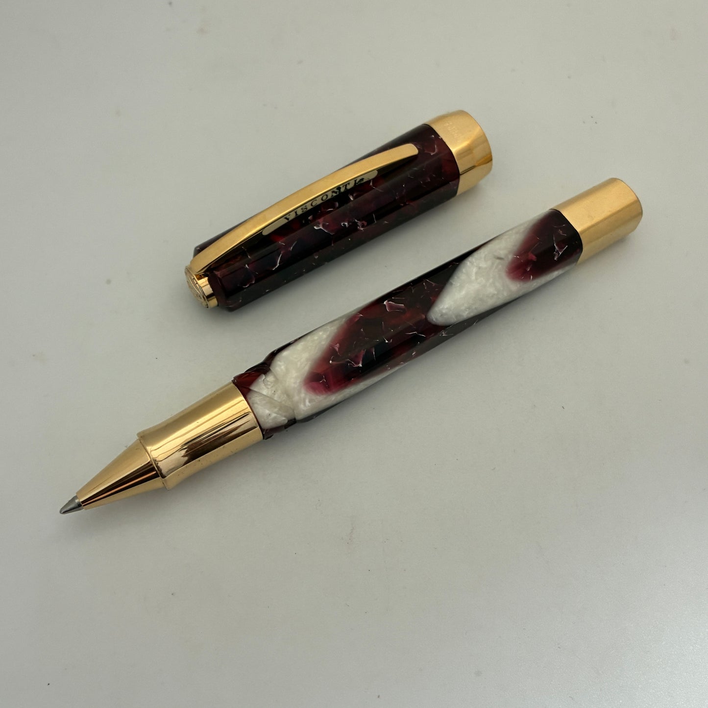 Visconti Opera Elements Red Fire Rollerball Pen- Made in Italy