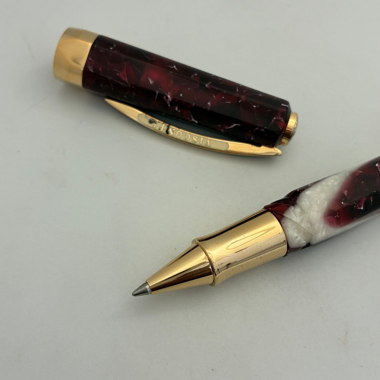 Visconti Opera Elements Red Fire Rollerball Pen- Made in Italy