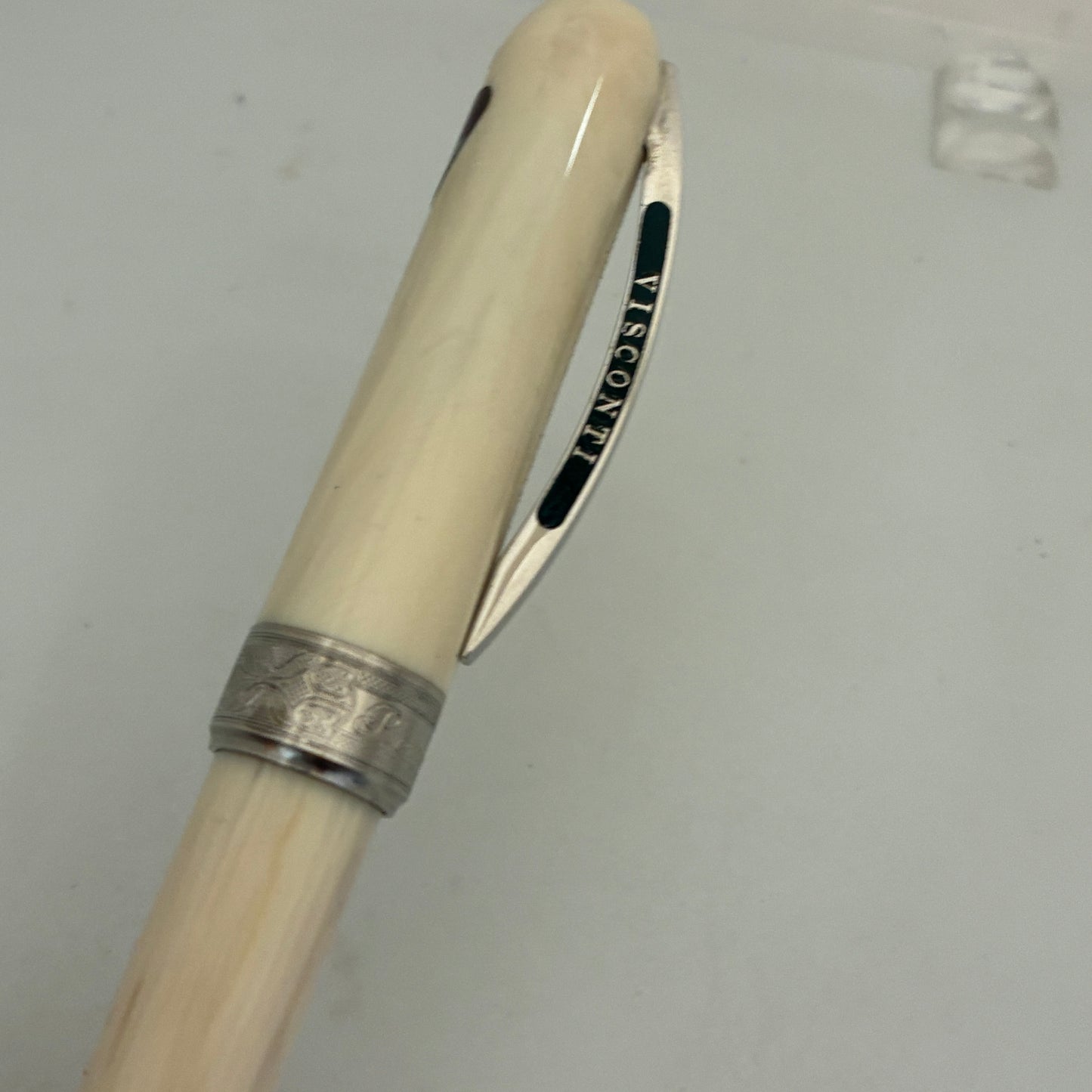 Visconti Rembrandt Ivory Steel Fine Nib Fountain Pen