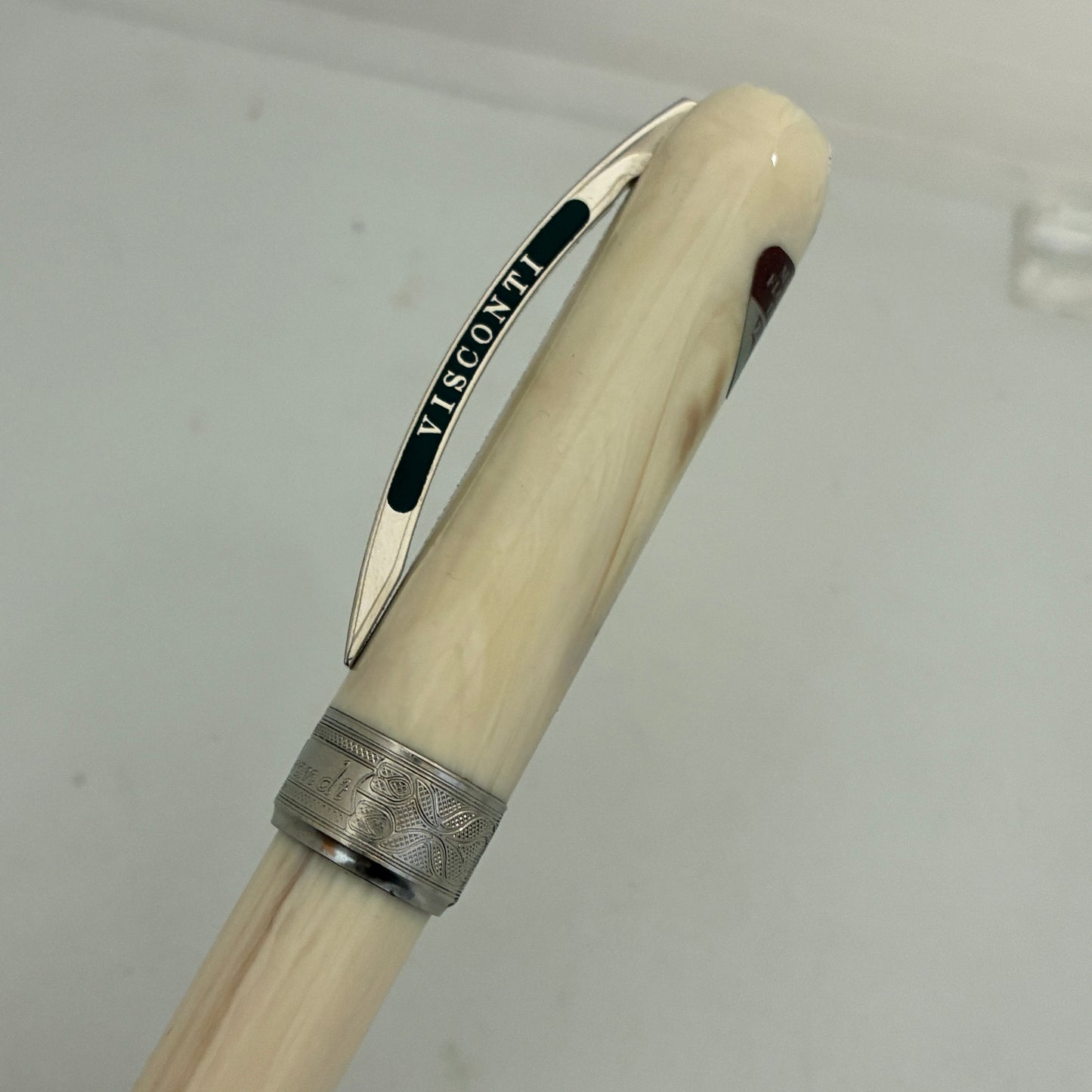 Visconti Rembrandt Ivory Steel Fine Nib Fountain Pen