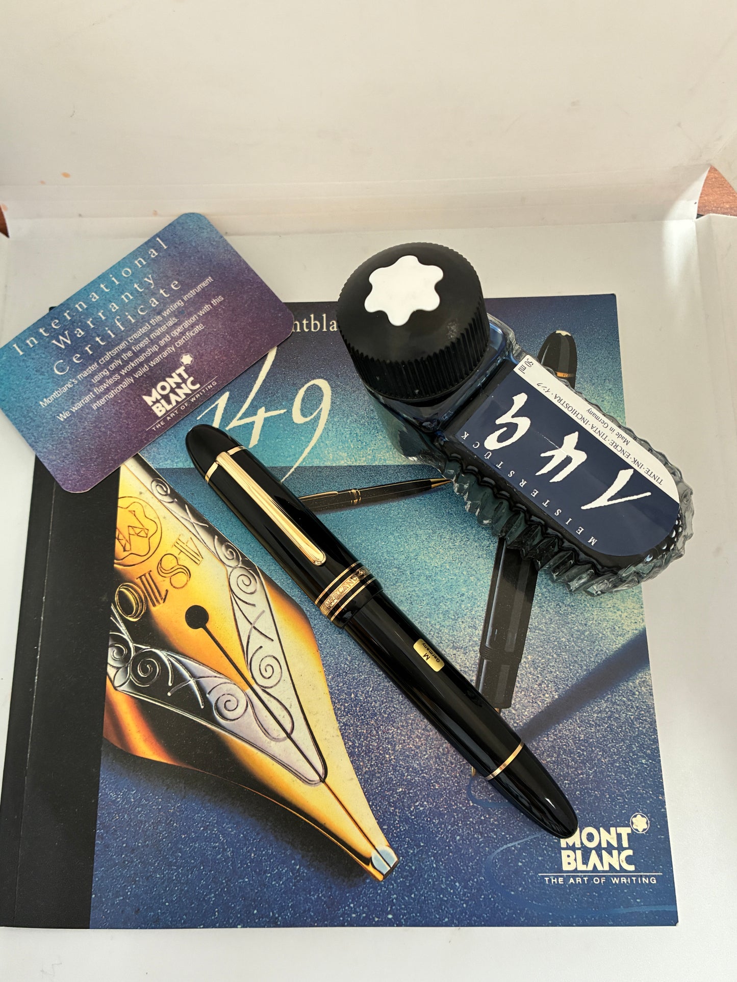 Montblanc Meisterstuck 149 Piston Filler Black Fountain Pen