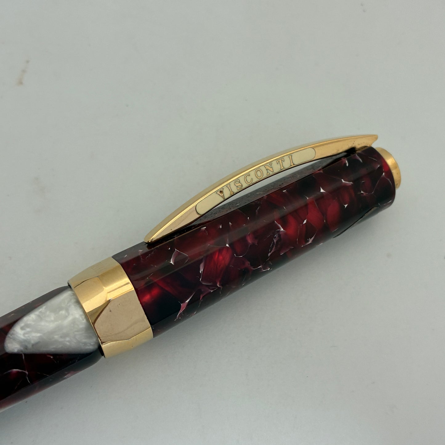 Visconti Opera Elements Red Fire Fountain  Pen - Italy - Steel nib