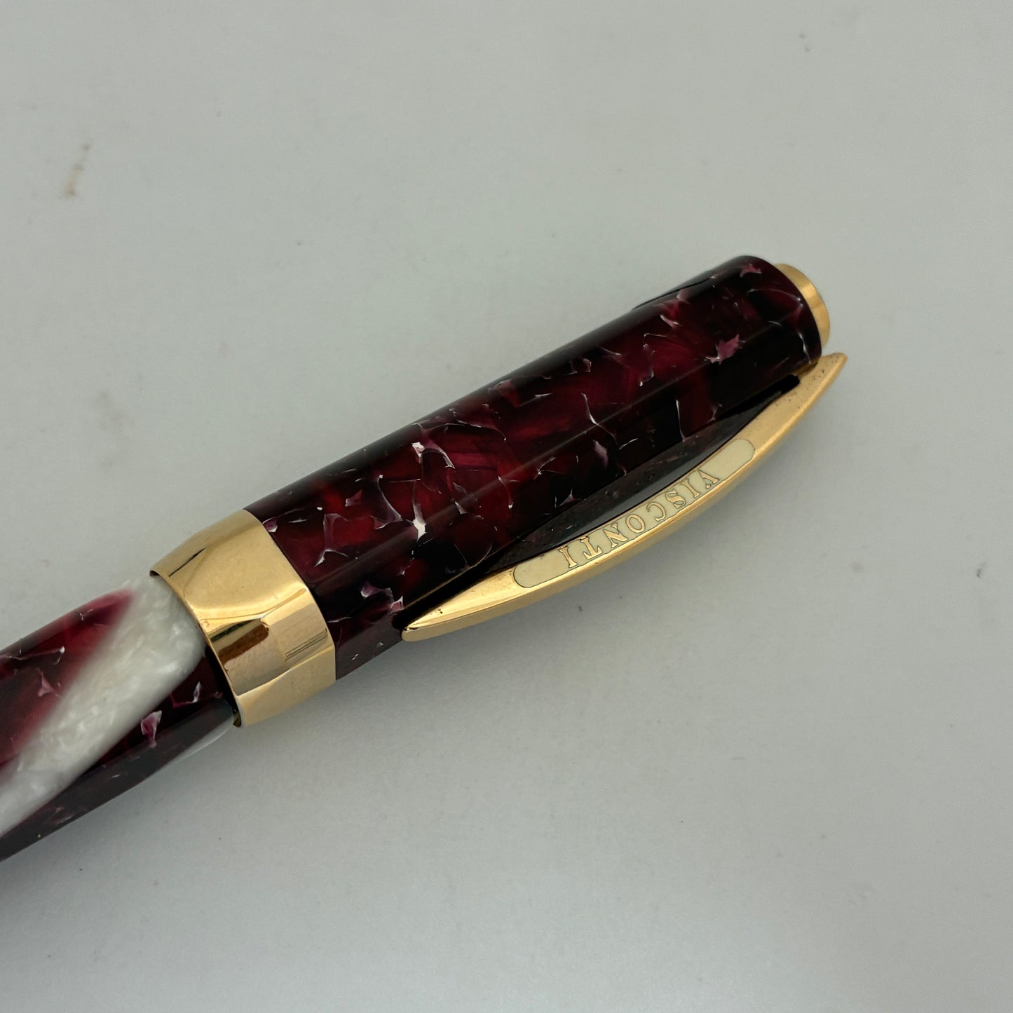 Visconti Opera Elements Red Fire Fountain  Pen - Italy - Steel nib