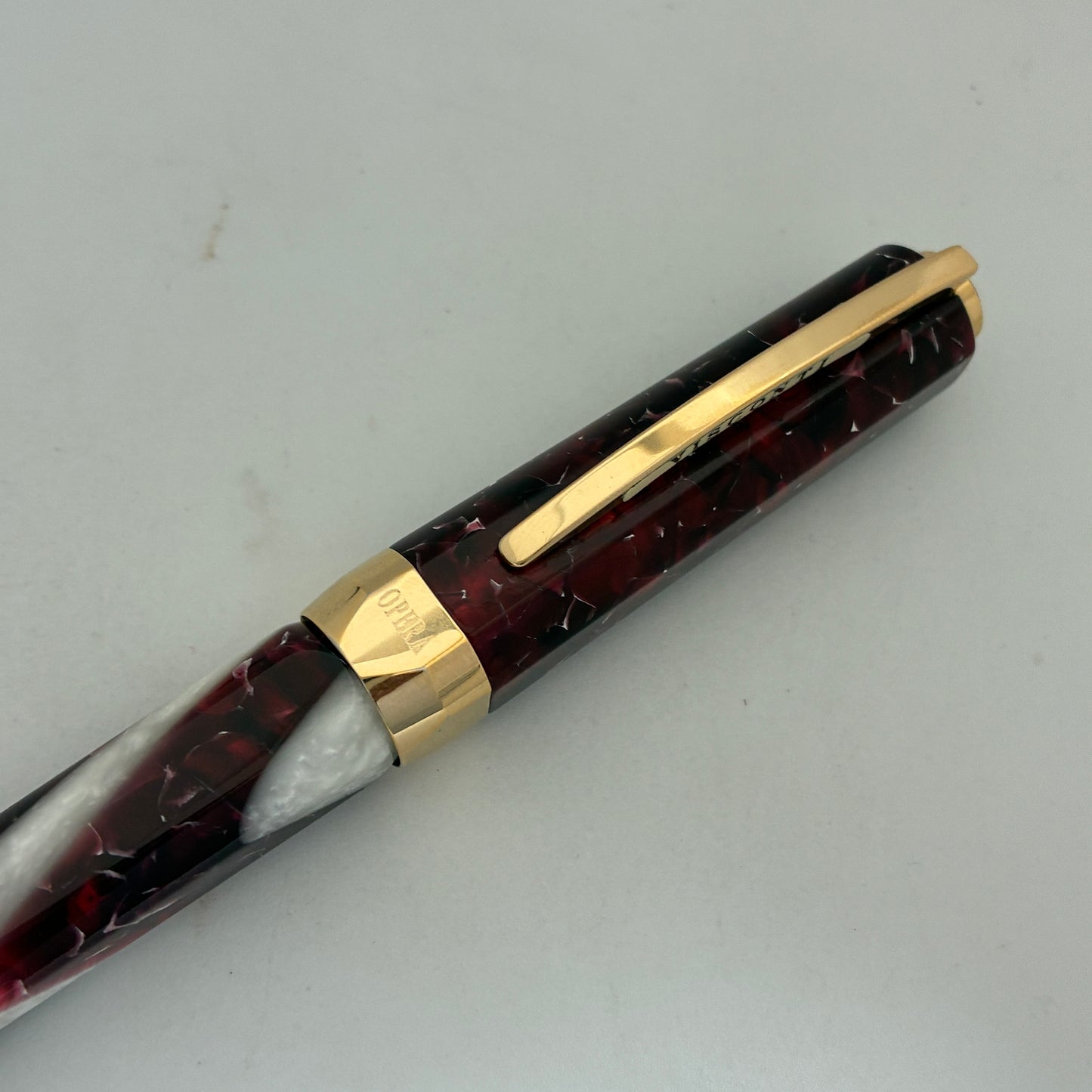 Visconti Opera Elements Red Fire Fountain  Pen - Italy - Steel nib