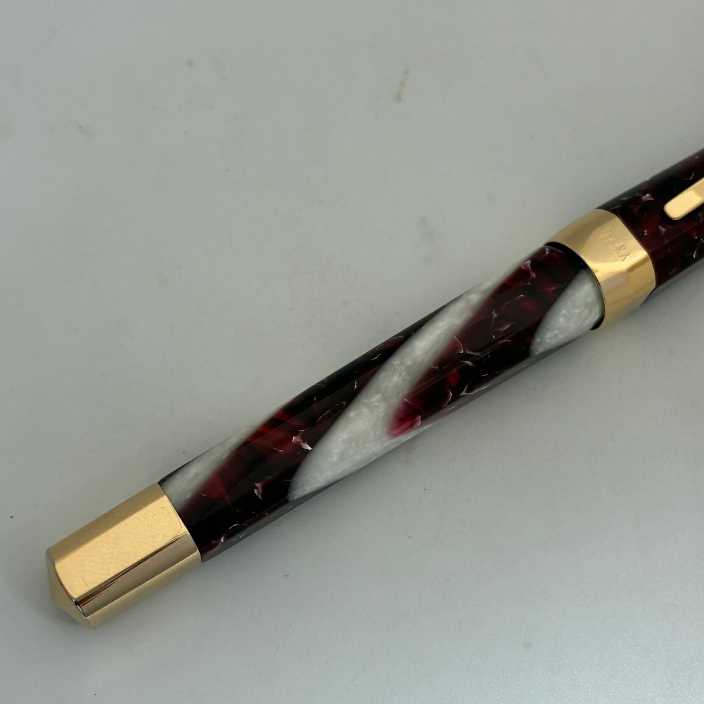 Visconti Opera Elements Red Fire Fountain  Pen - Italy - Steel nib
