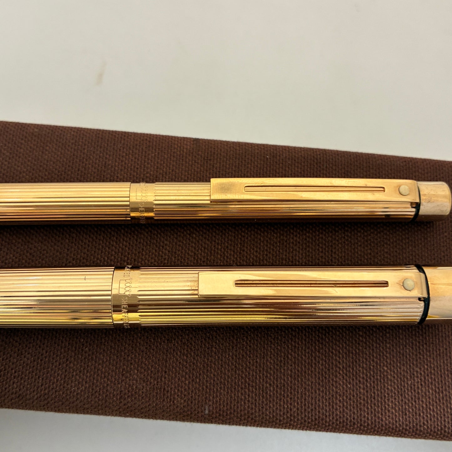 Sheaffer Targa 1005 Fountain Pen & Ball Pen Set with 14kt Gold Nib