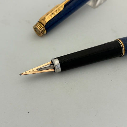 Parker 180 Lapis Lauli Blue Fountain Pen