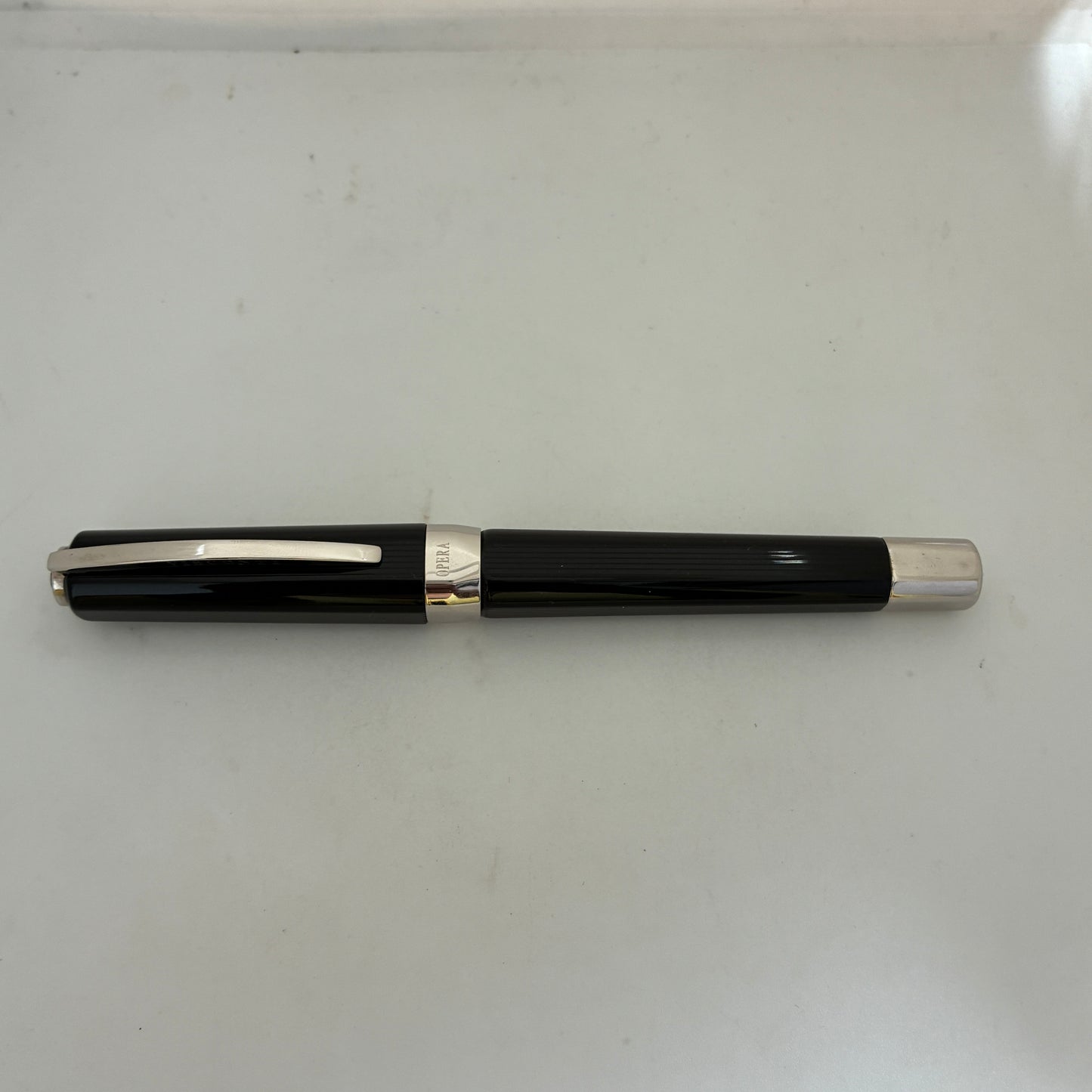 Visconti Opera Black Guilloche Fountain Pen