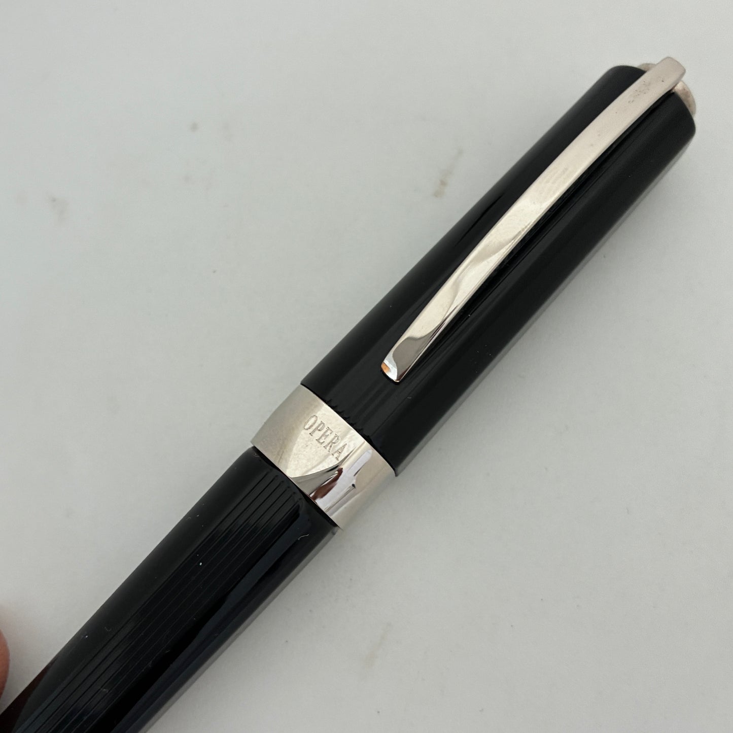 Visconti Opera Black Guilloche Fountain Pen