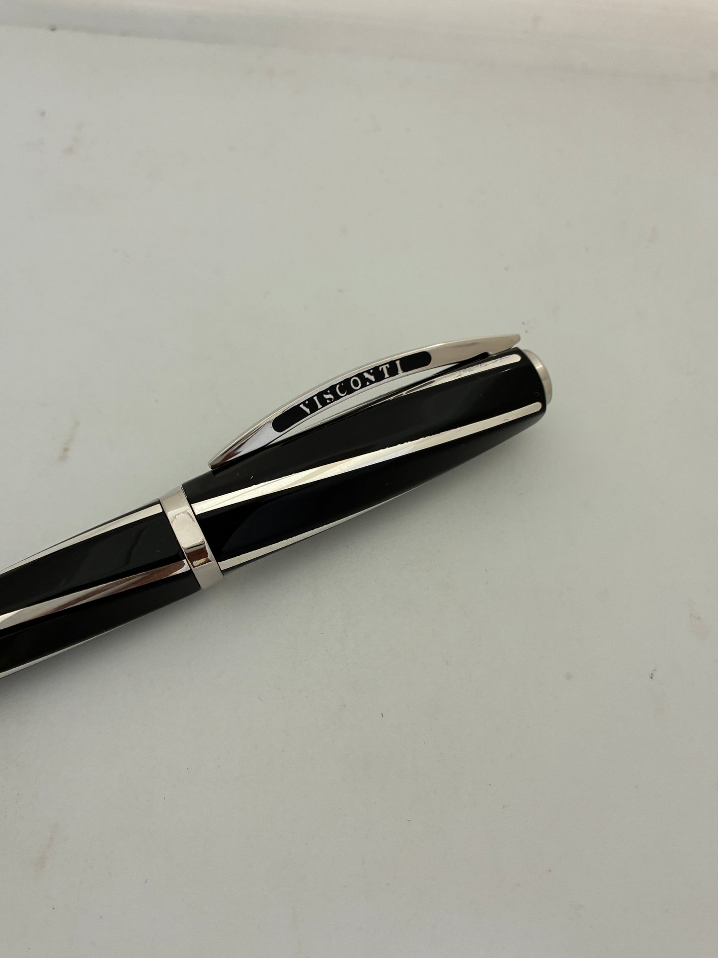 Visconti Divina Elegance Black Ballpoint Pen Made in Italy