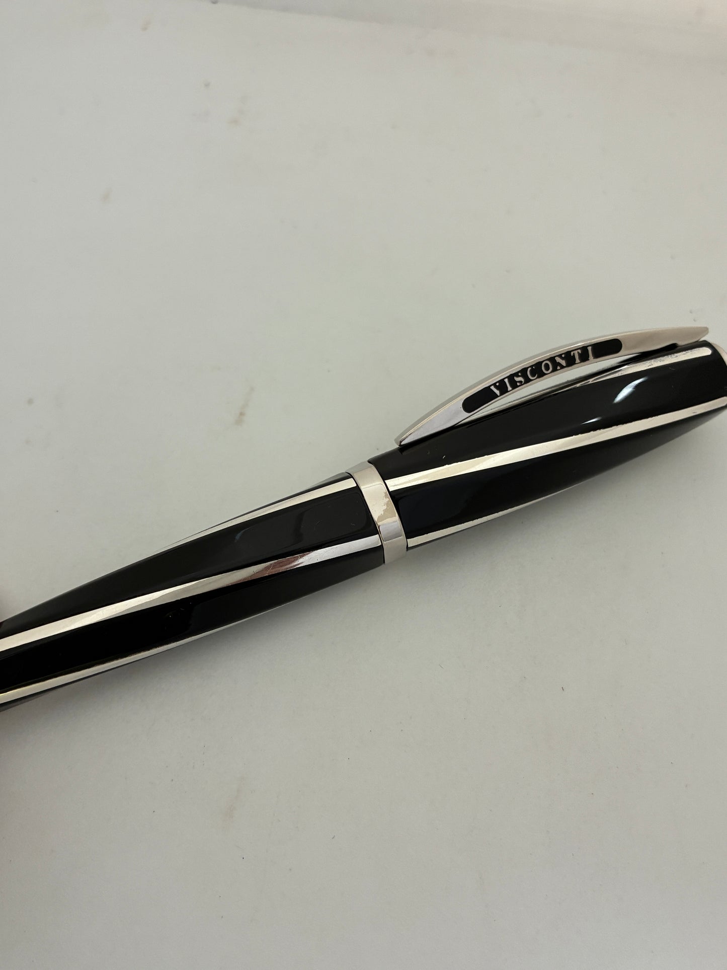 Visconti Divina Elegance Black Ballpoint Pen Made in Italy