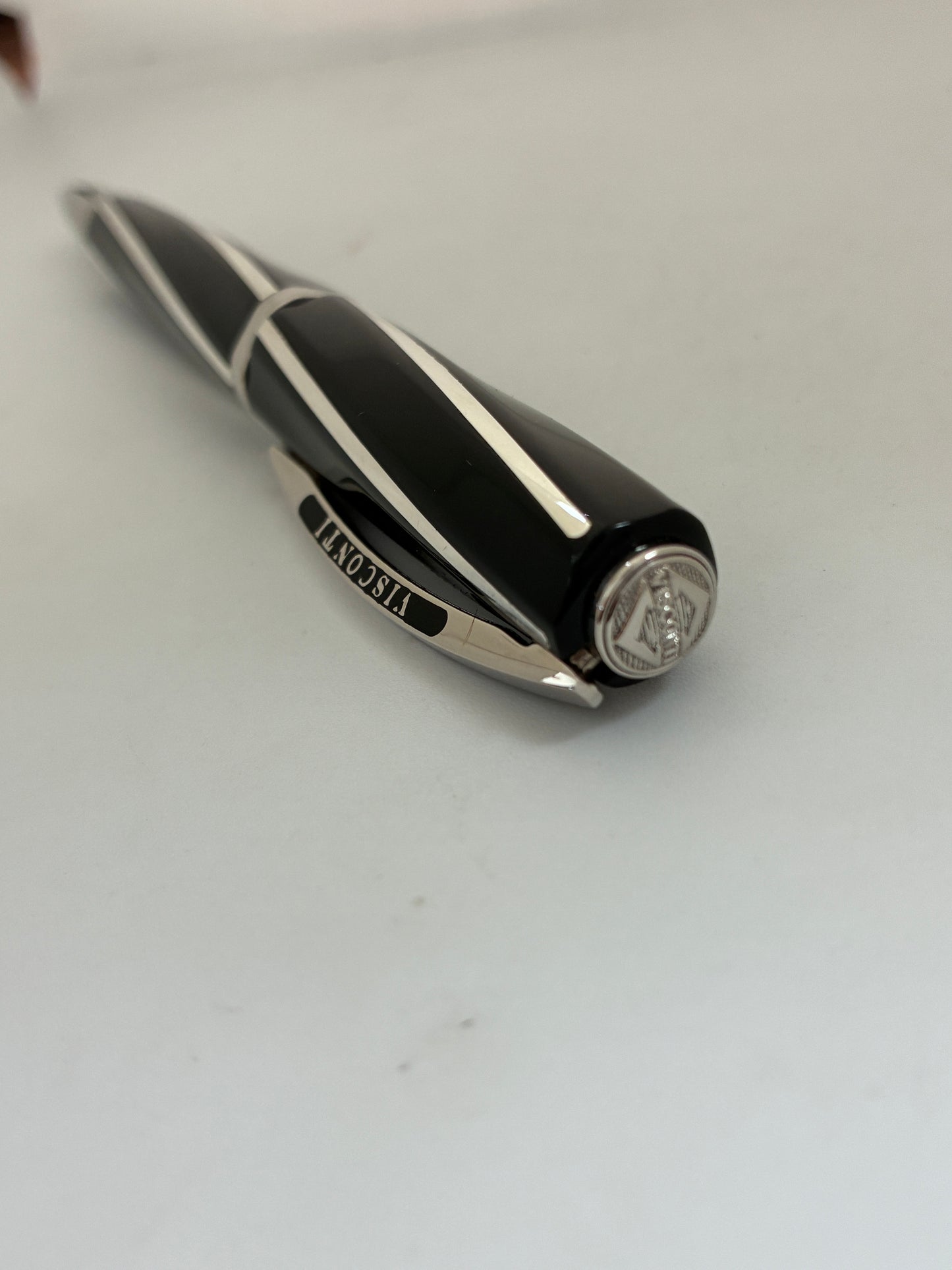 Visconti Divina Elegance Black Ballpoint Pen Made in Italy