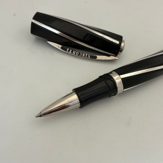 Visconti Divina Elegance Black Oversize Rollerball Pen