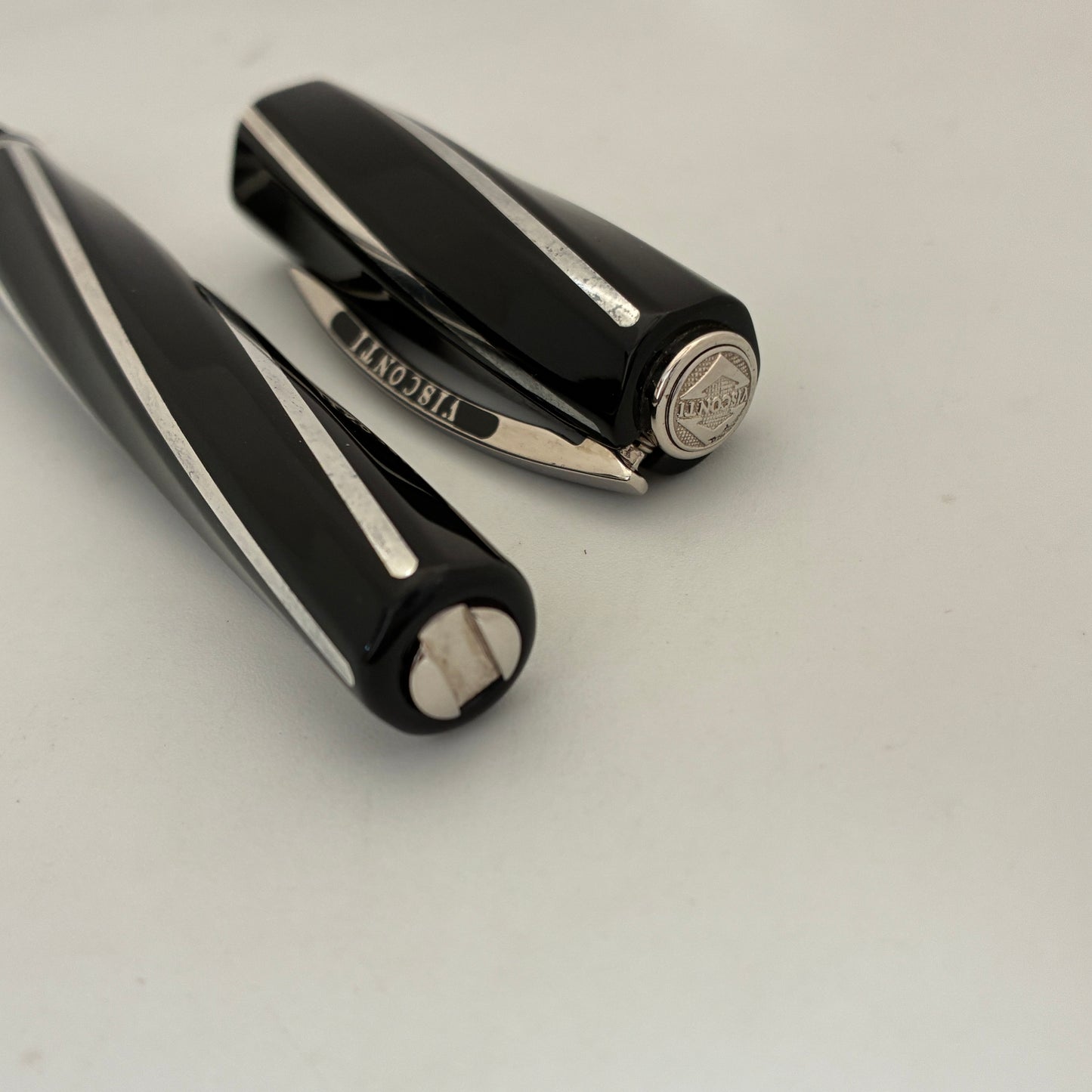 Visconti Divina Elegance Black Oversize Rollerball Pen