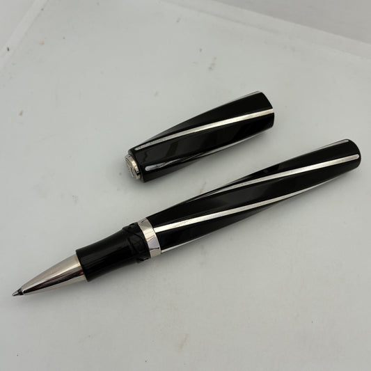 Visconti Divina Elegance Black Oversize Rollerball Pen