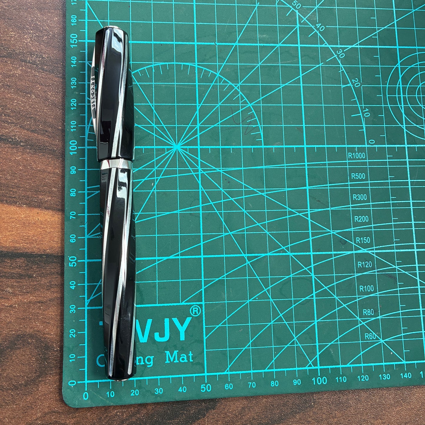 Visconti Divina Elegance Black Oversize Rollerball Pen