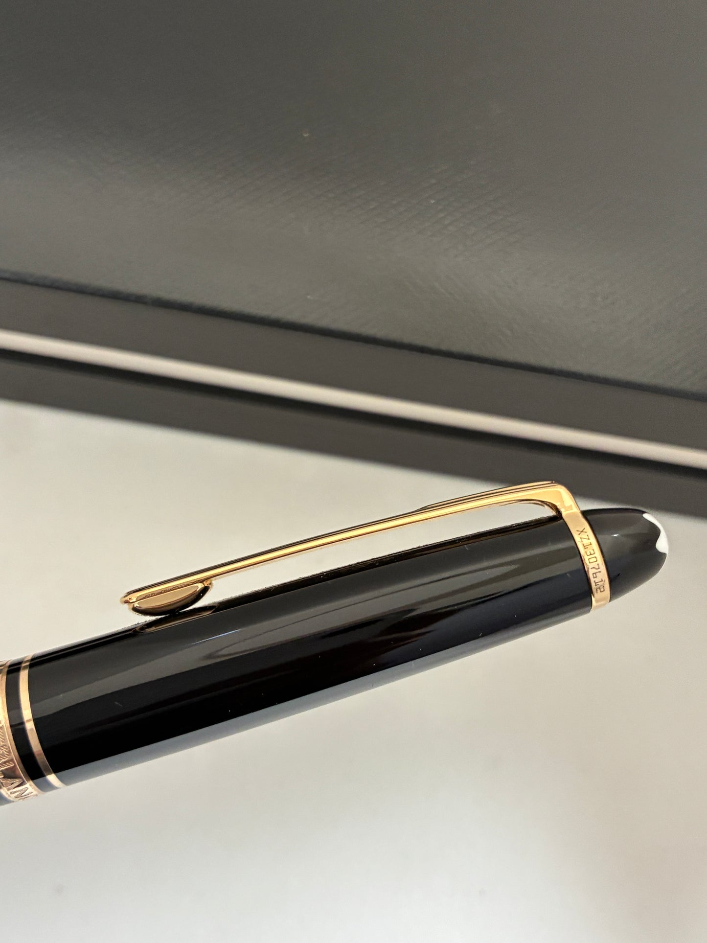Montblanc Meisterstuck Classique Ballpoint Pen - Black With Gold Trims