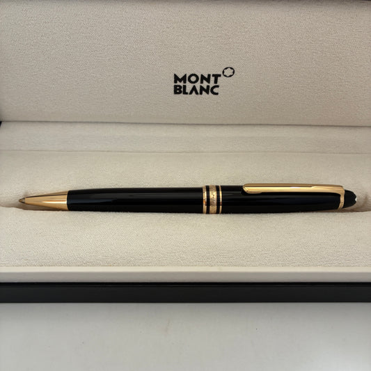 Montblanc Meisterstuck Classique Ballpoint Pen - Black With Gold Trims