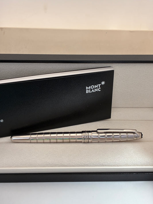 Montblanc Solitaire Platinum Plated Classique No. 144  Rollerball Pen