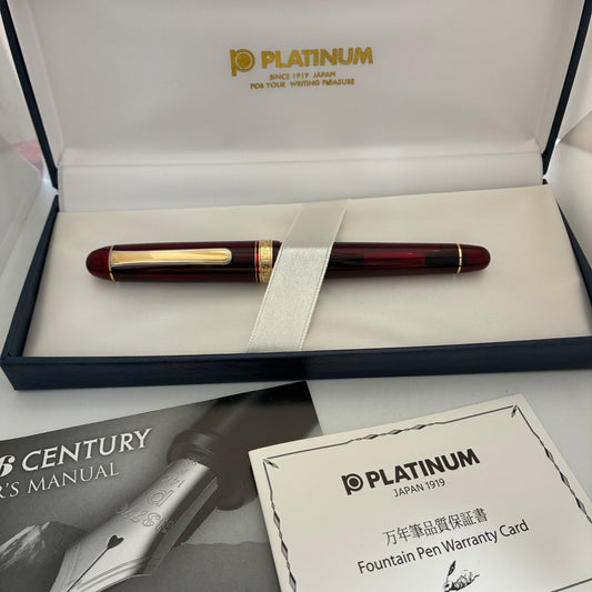 Platinum 3776 Century Fountain Pen - Bourgogne GT