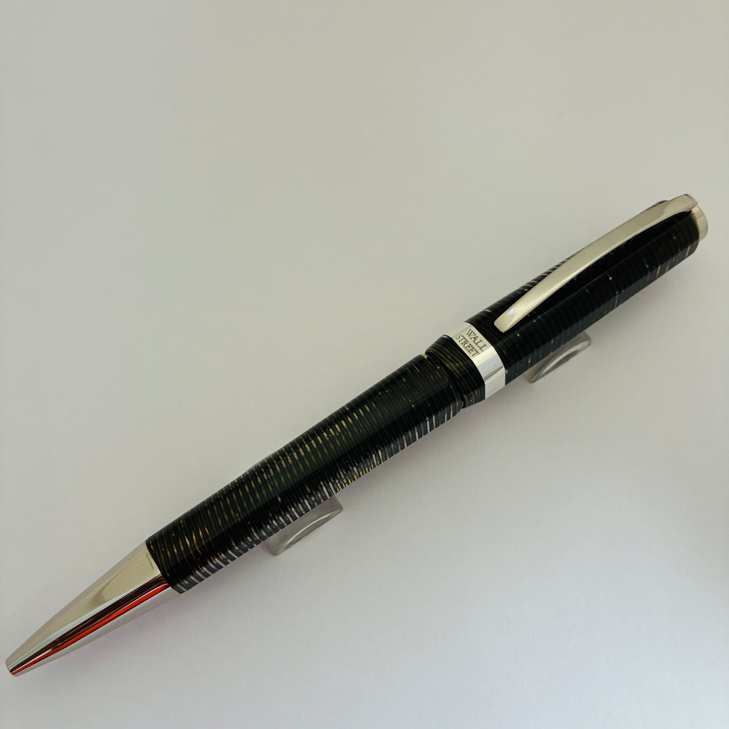 Visconti Wall Street Pearl Grey Celluloid Ballpoint Pen