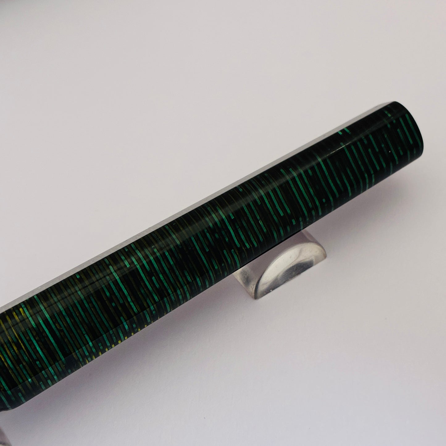 Visconti Wall Street Pearl Green Celluloid Rollerball Pen
