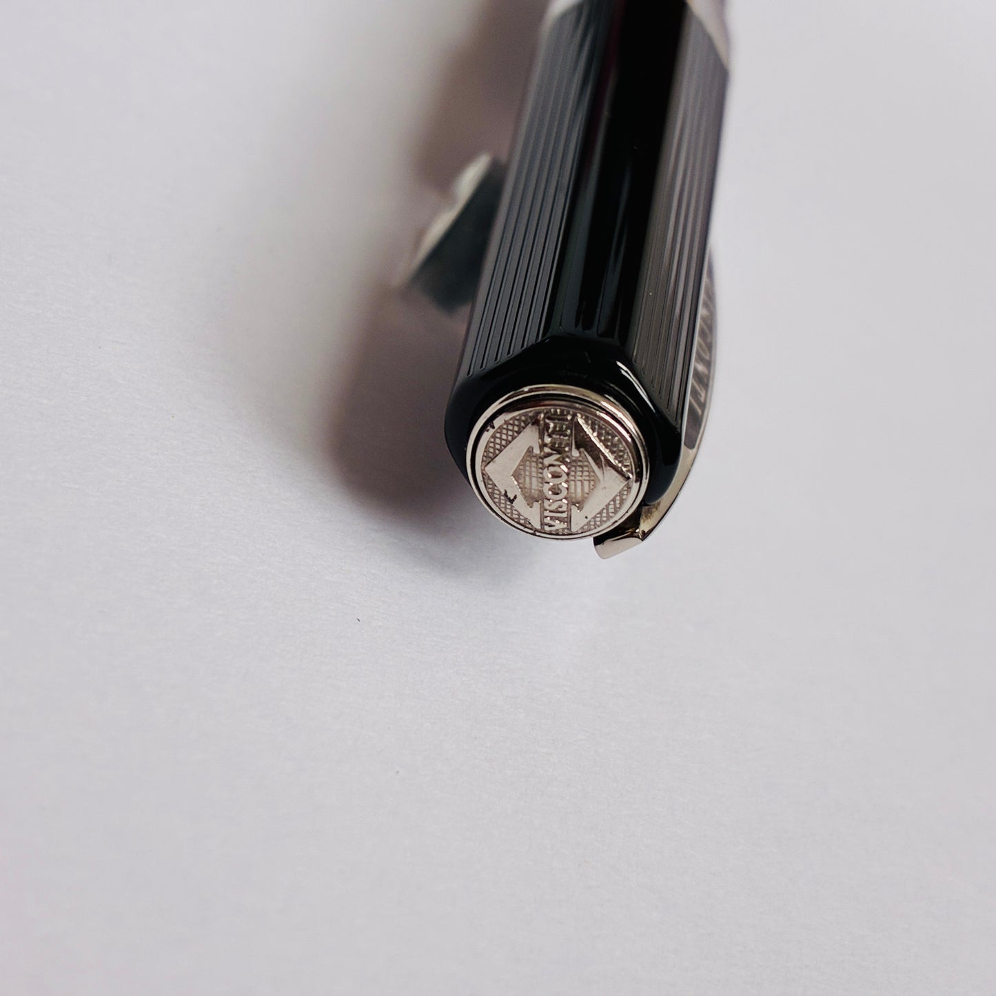 Visconti Opera Black Guilloche Ballpoint Pen - Italy