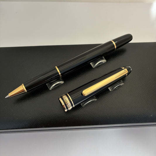 Montblanc Meisterstuck Rollerball Pen- Black with Gold Trim