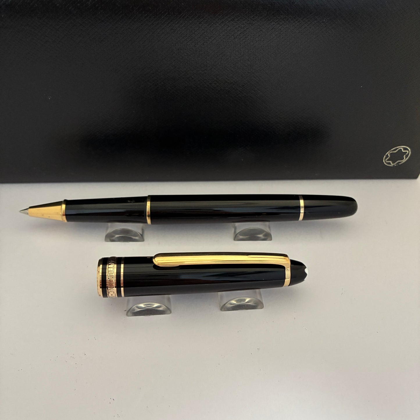 Montblanc Meisterstuck Rollerball Pen- Black with Gold Trim