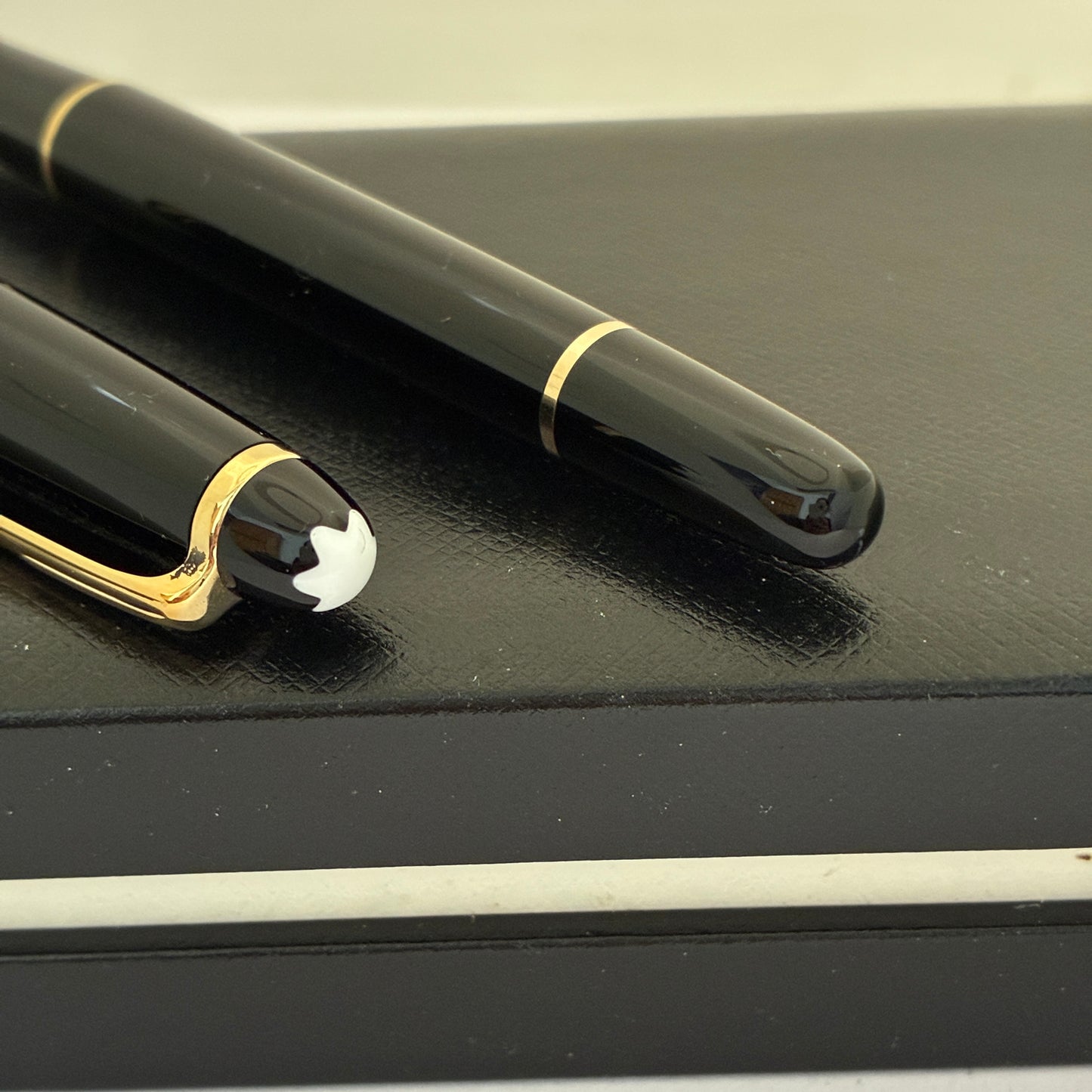 Montblanc Meisterstuck Rollerball Pen- Black with Gold Trim