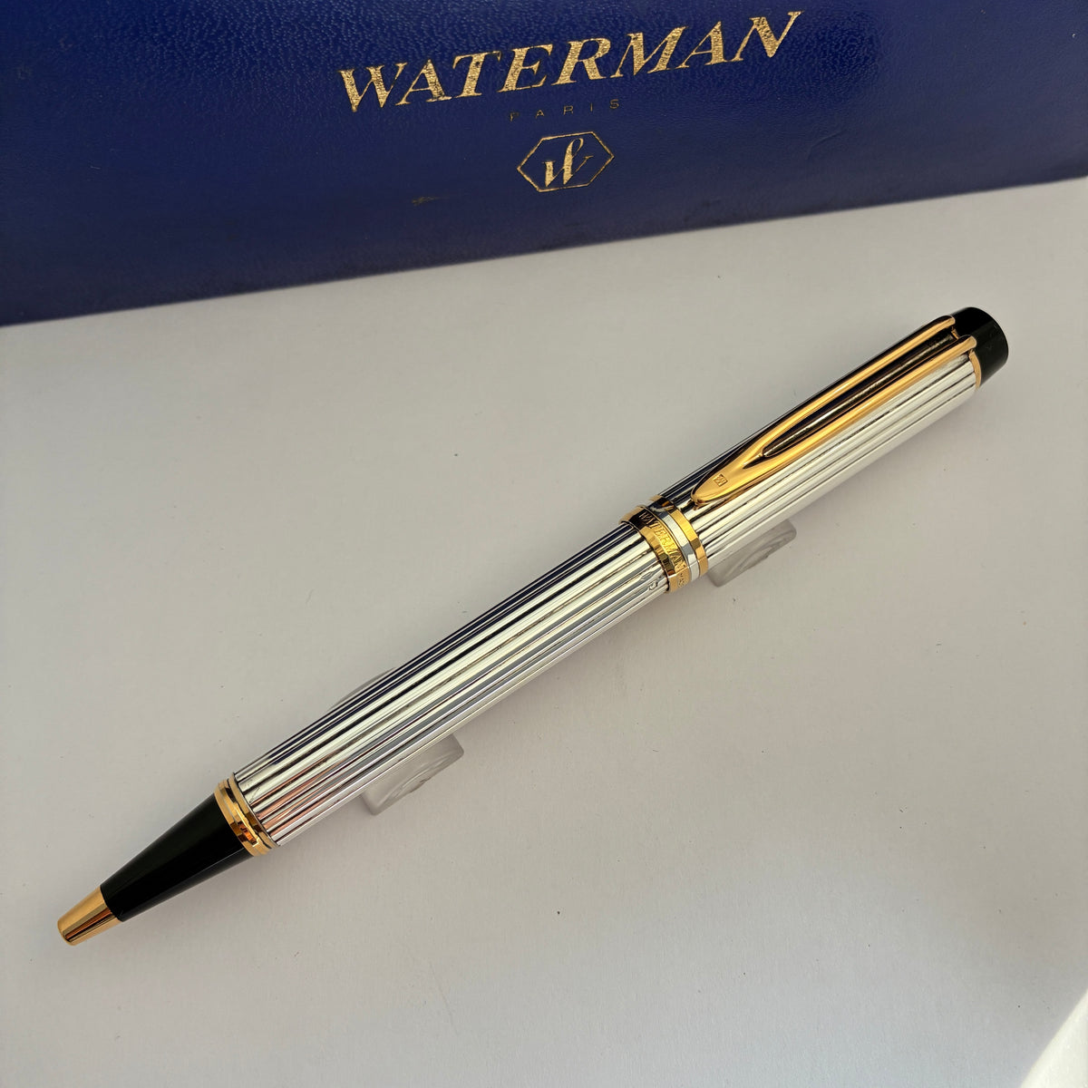 Waterman Paris Le Man 100 Sterling Silver Godron Ballpen
