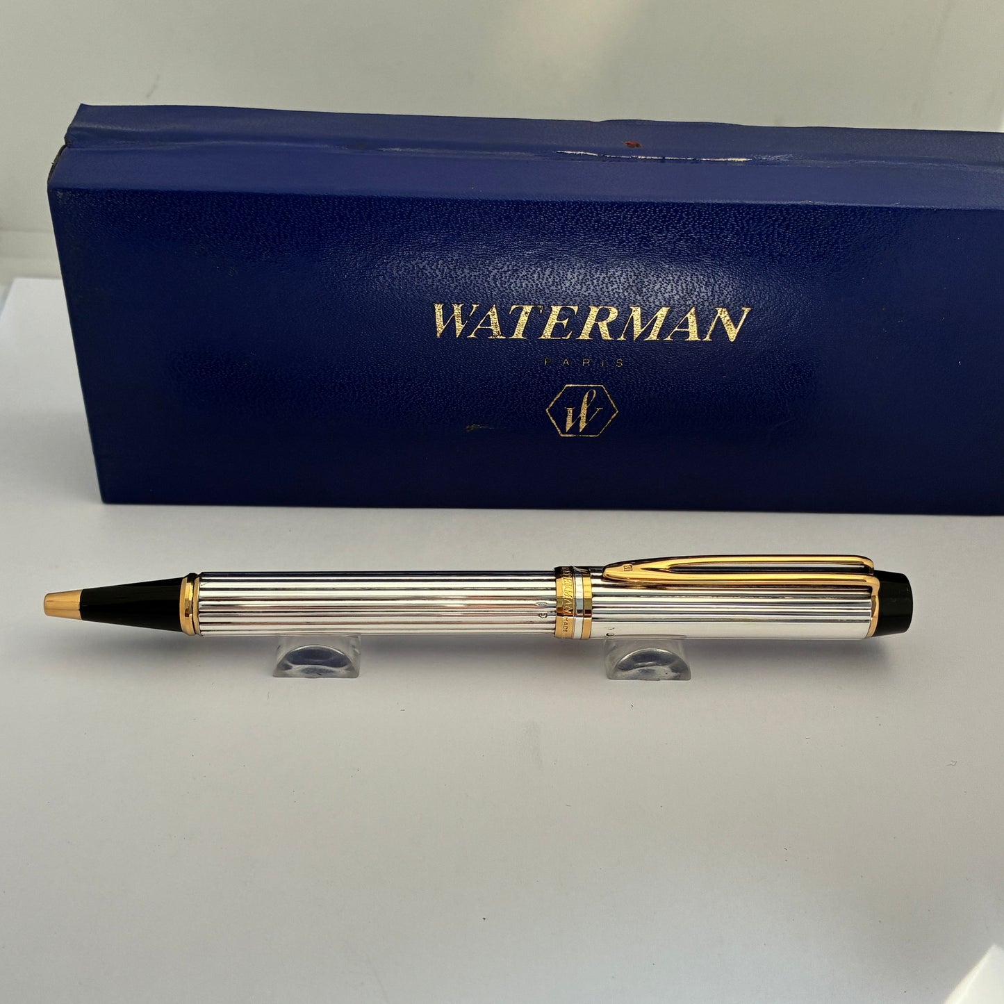 Waterman Paris Le Man 100 Sterling Silver Godron Ballpen