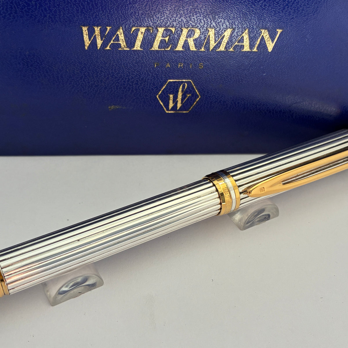 Waterman Paris Le Man 100 Sterling Silver Godron Ballpen