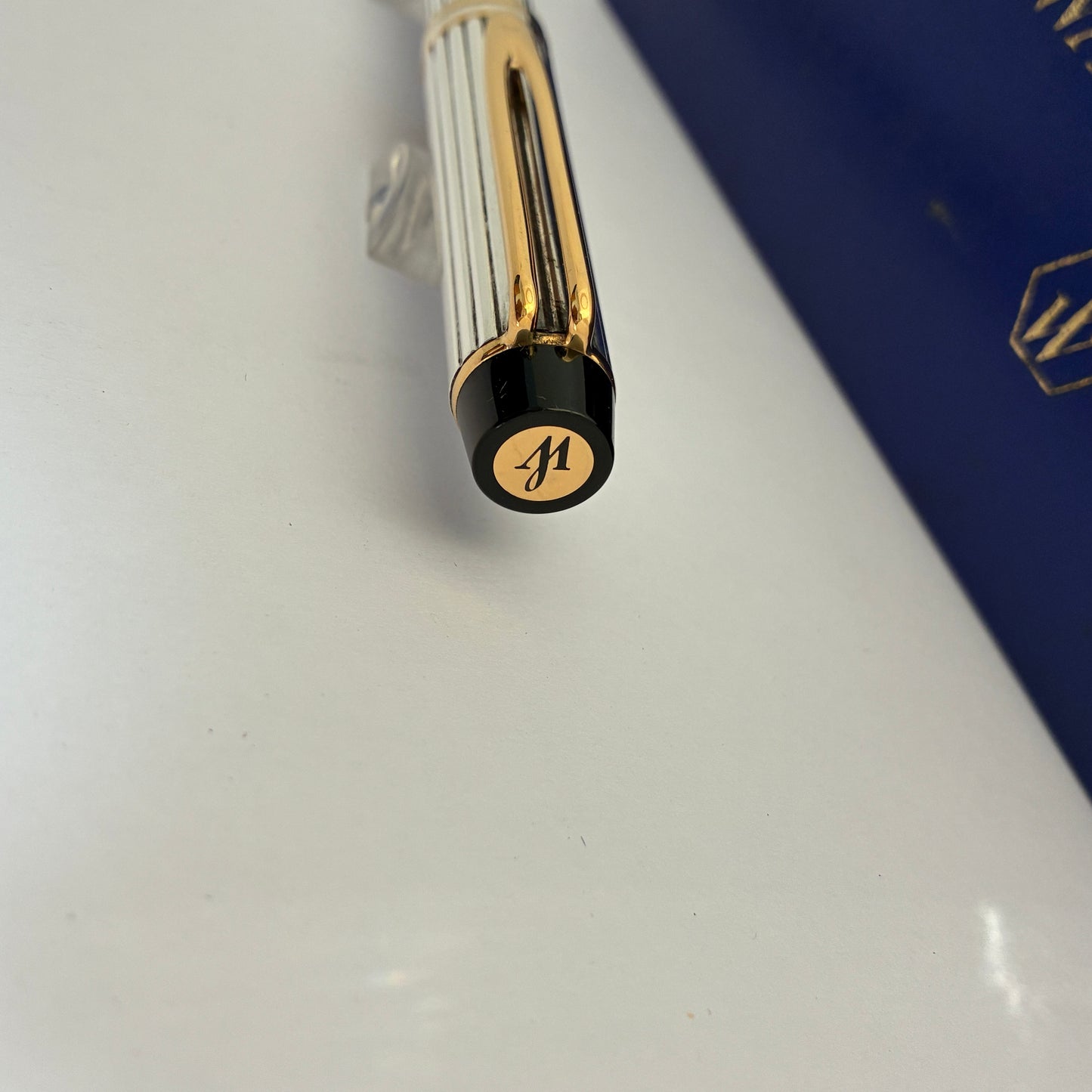 Waterman Paris Le Man 100 Sterling Silver Godron Ballpen