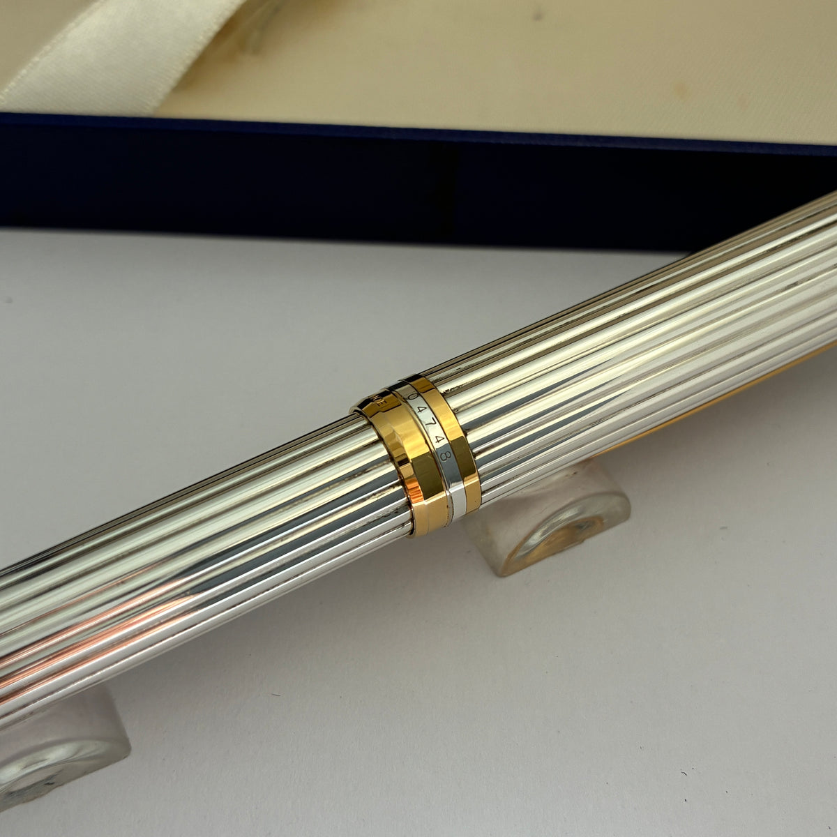 Waterman Paris Le Man 100 Sterling Silver Godron Ballpen