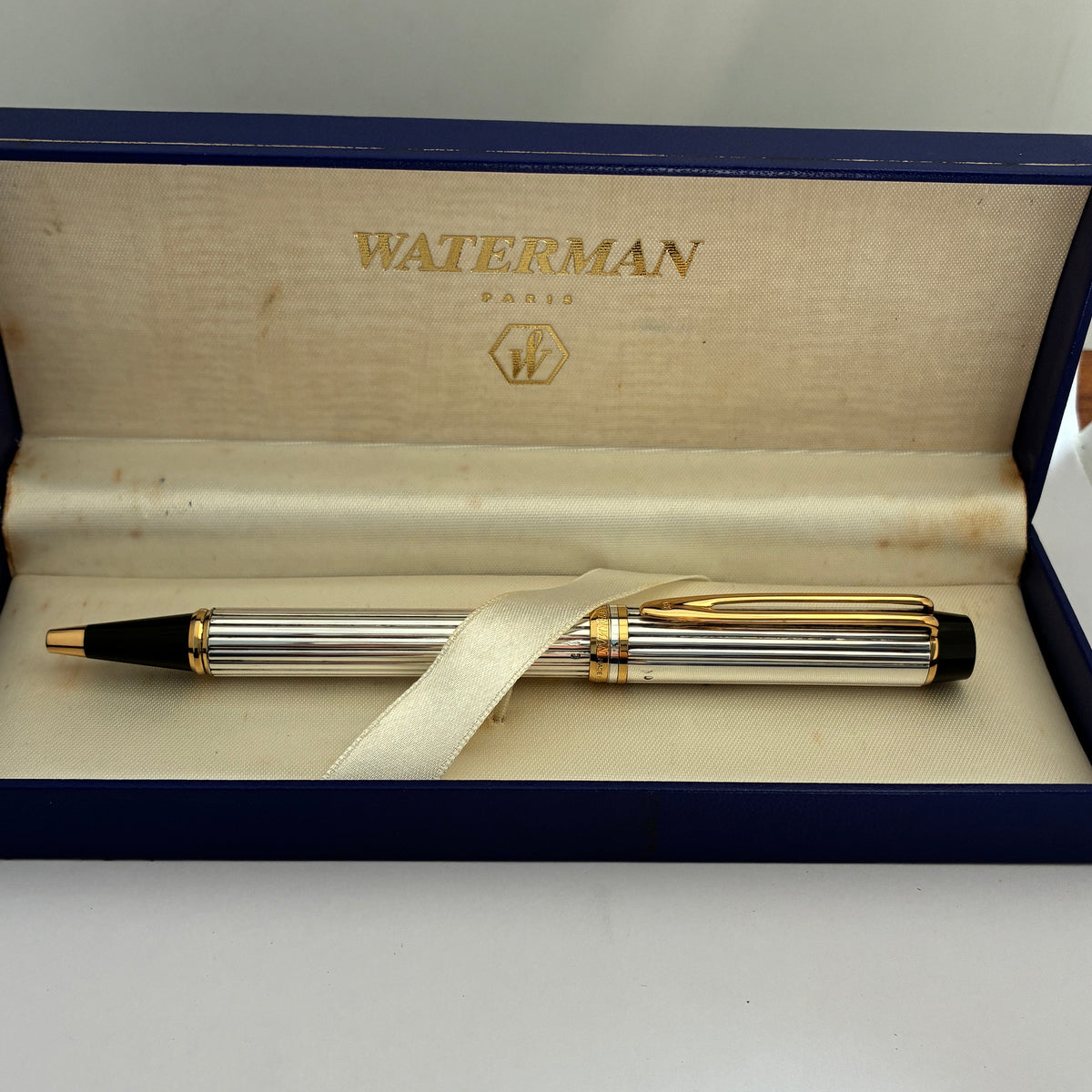 Waterman Paris Le Man 100 Sterling Silver Godron Ballpen