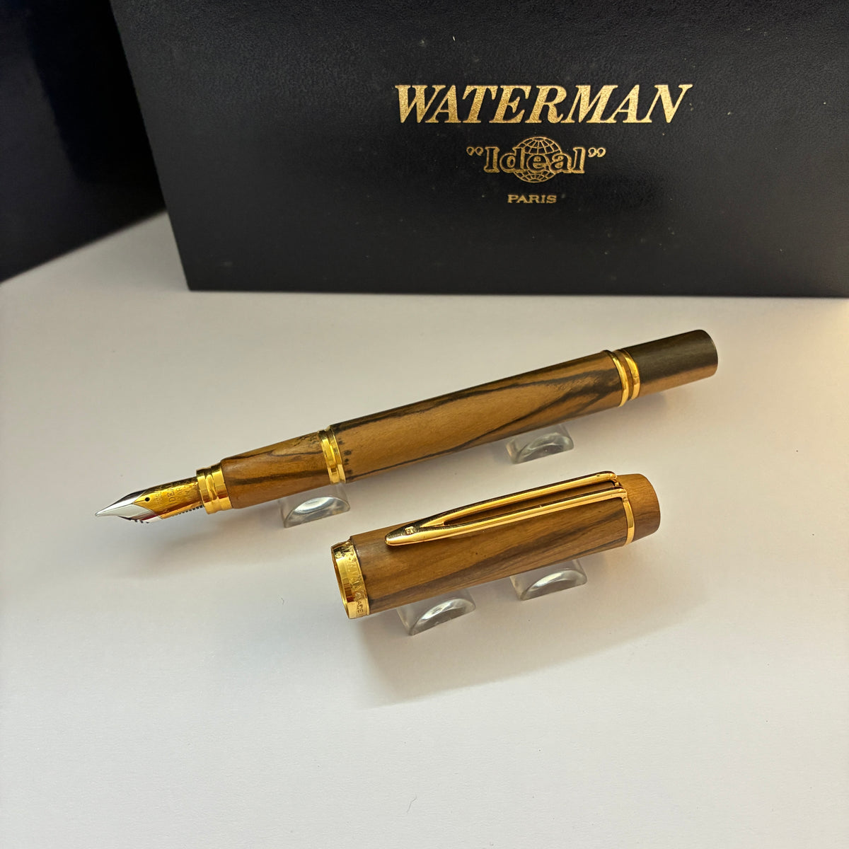 Waterman Le Man 100 Fontainebleau Fountain Pen - Olive Wood