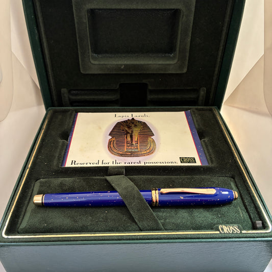 Cross Townsend Lapis Lazuli Lacquer Fountain Pen- GT