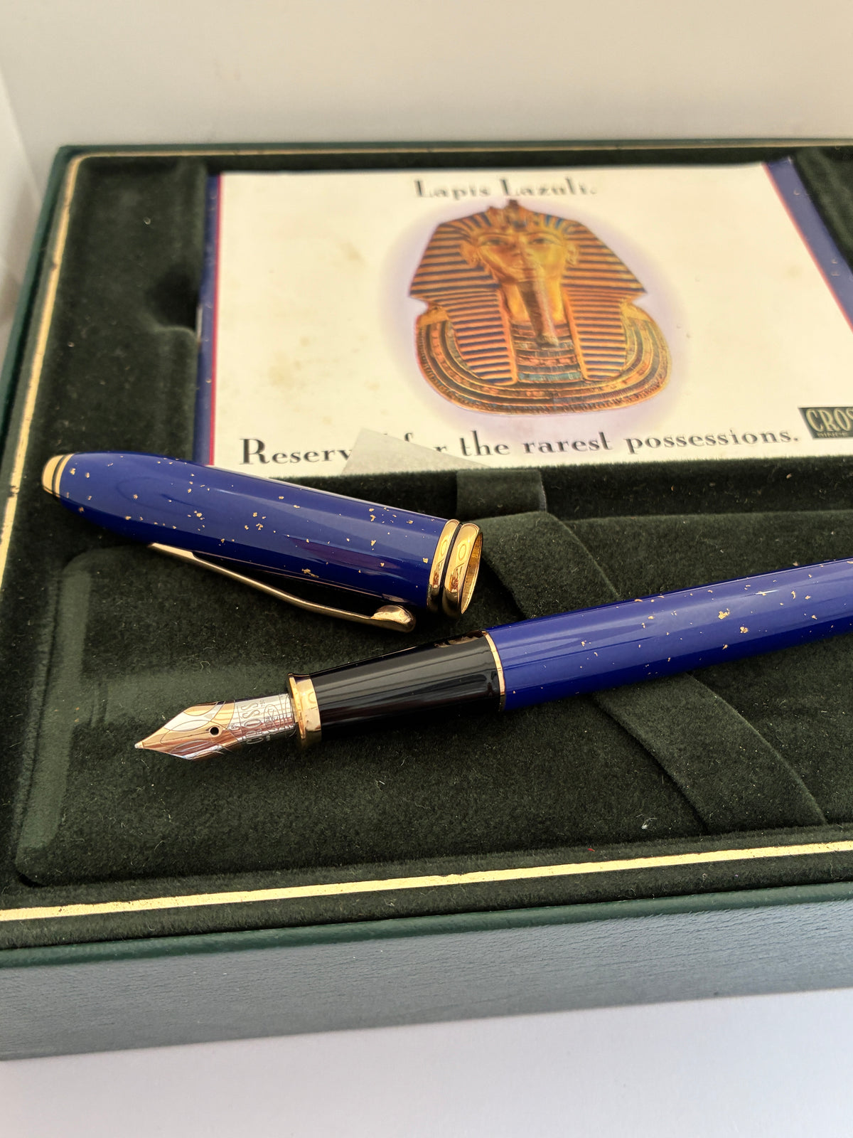 Cross Townsend Lapis Lazuli Lacquer Fountain Pen- GT
