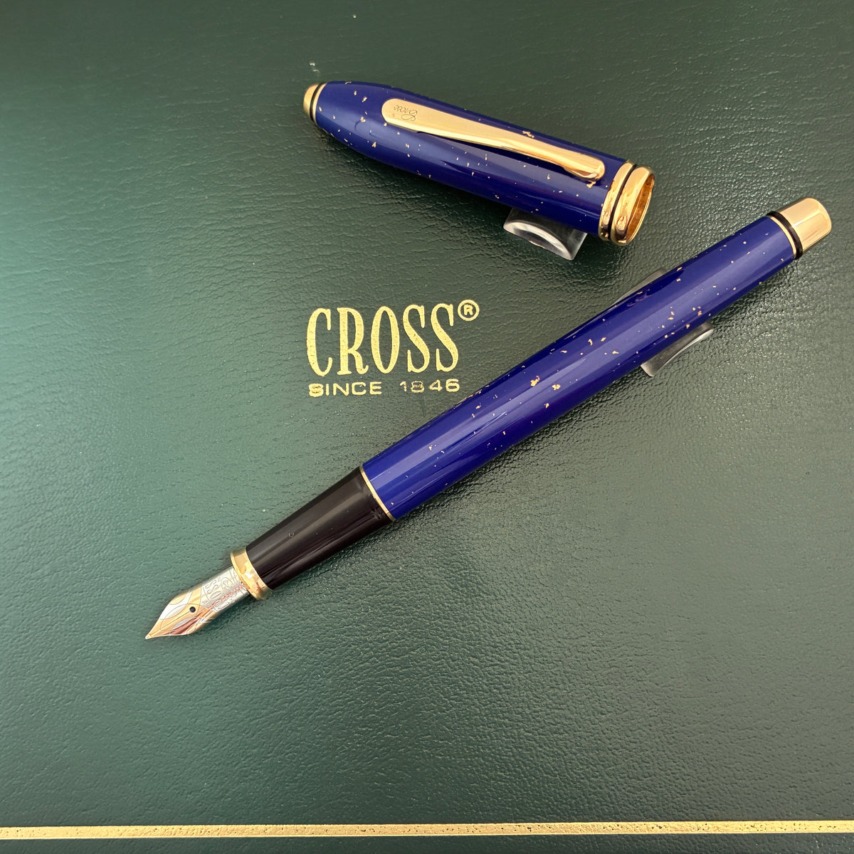 Cross Townsend Lapis Lazuli Lacquer Fountain Pen- GT