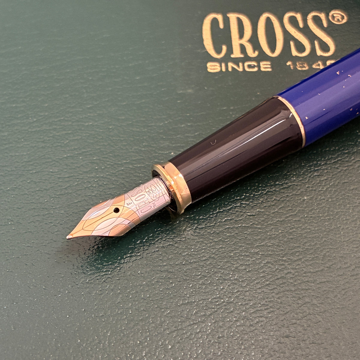 Cross Townsend Lapis Lazuli Lacquer Fountain Pen- GT