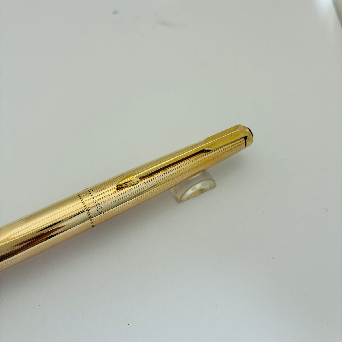 Parker 50 Falcon Gold Plated Fountain Pen Made in England