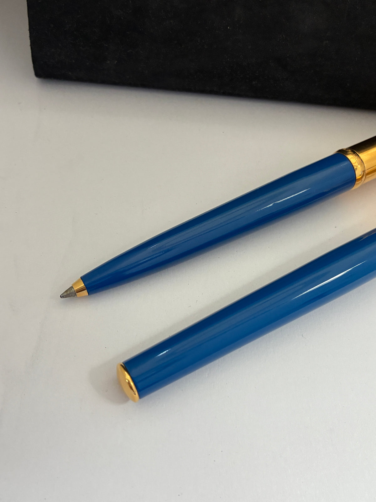 Ettore Bugatti Stylos Blue Gold-Plated Fountain Pen by Montegrappa