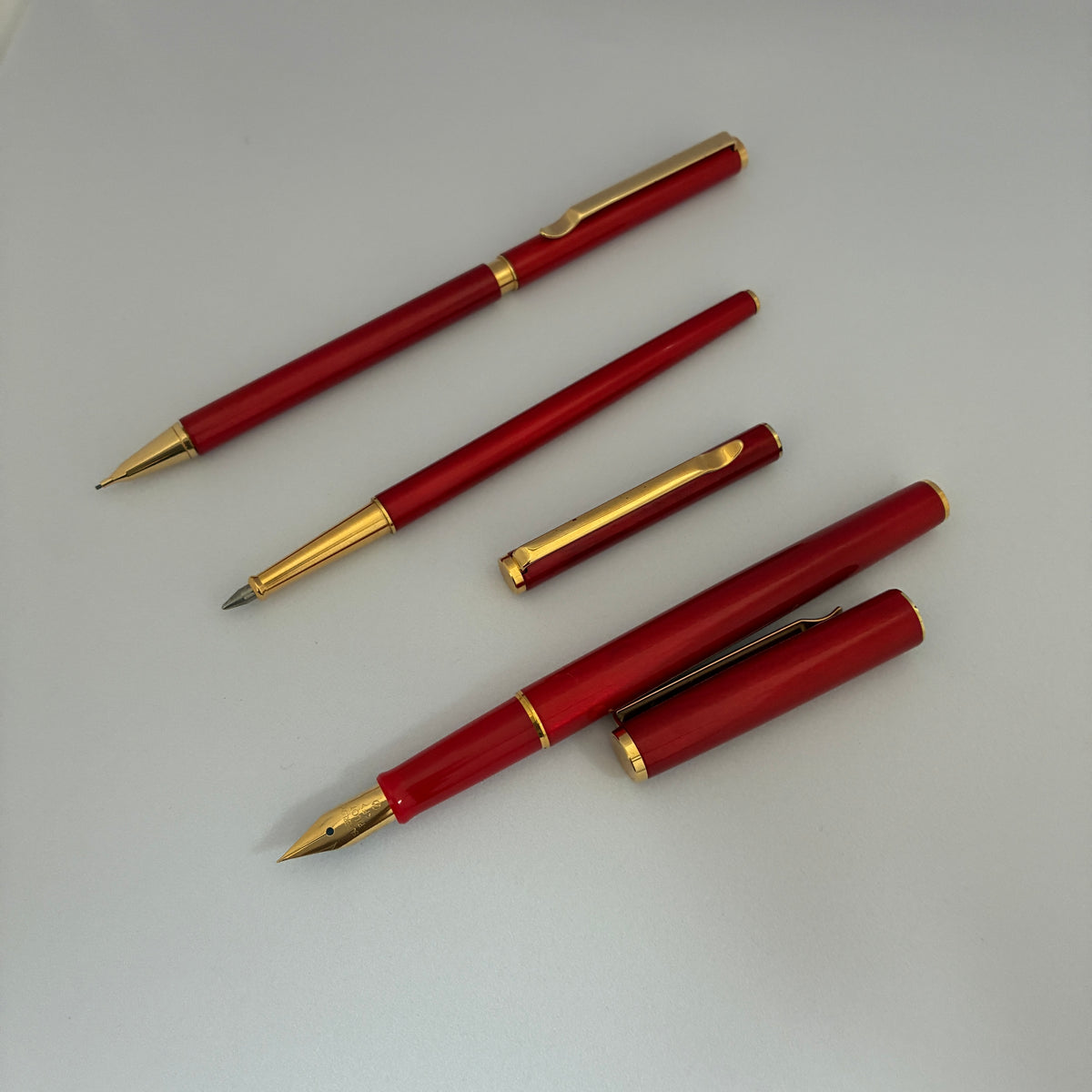 Vintage Pilot Miunet Miniature Size Pen Set - Japan