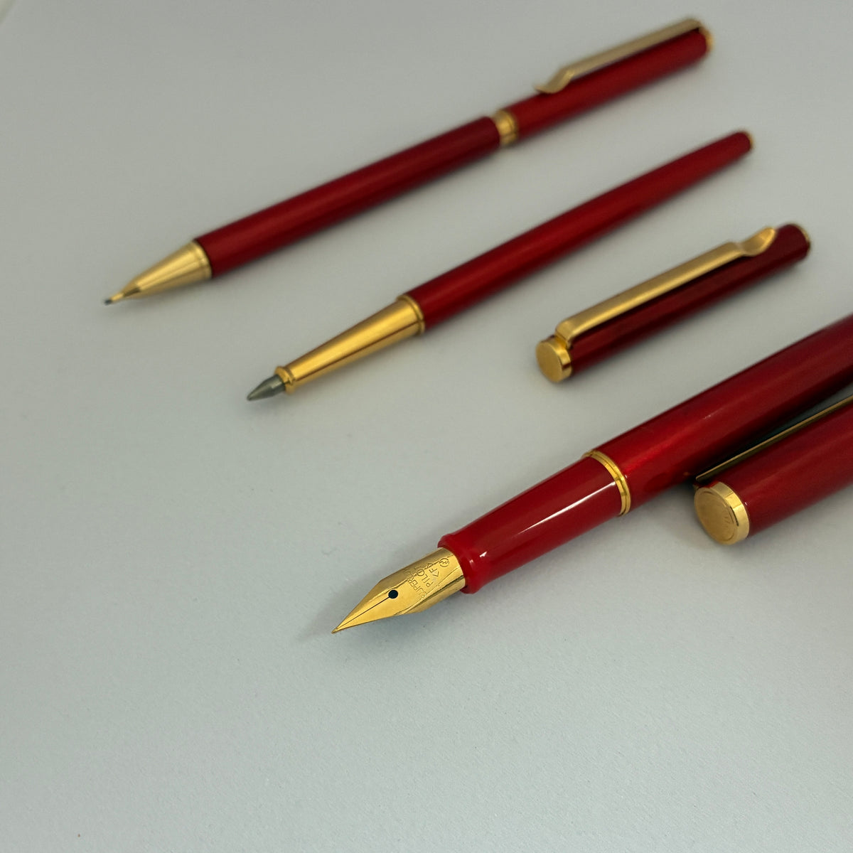 Vintage Pilot Miunet Miniature Size Pen Set - Japan