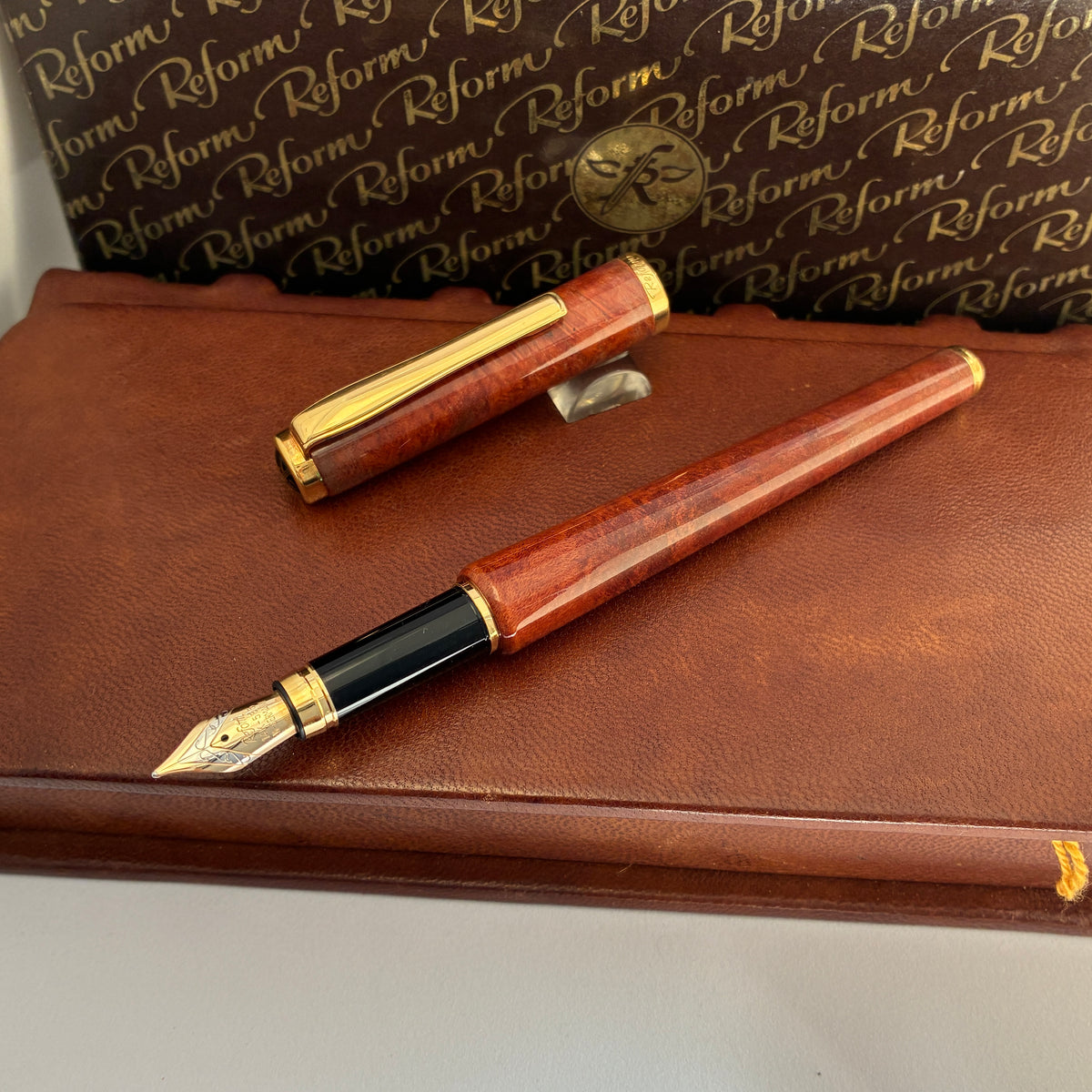 Vintage 1980s Reform Fountain pen-Two tone nib