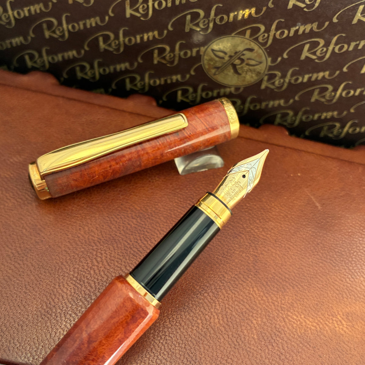 Vintage 1980s Reform Fountain pen-Two tone nib