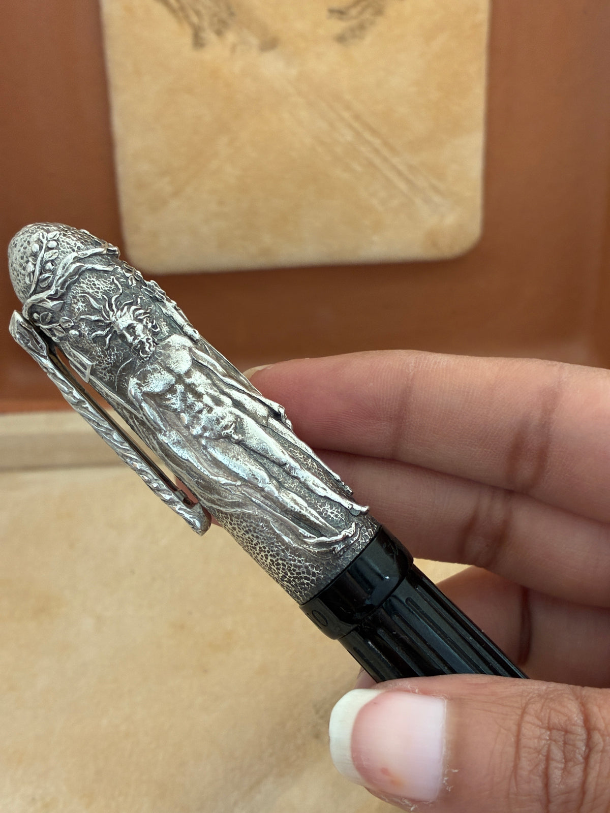 Stipula II Dono Ebonite Limited Edition Fountain Pen with Sterling silver