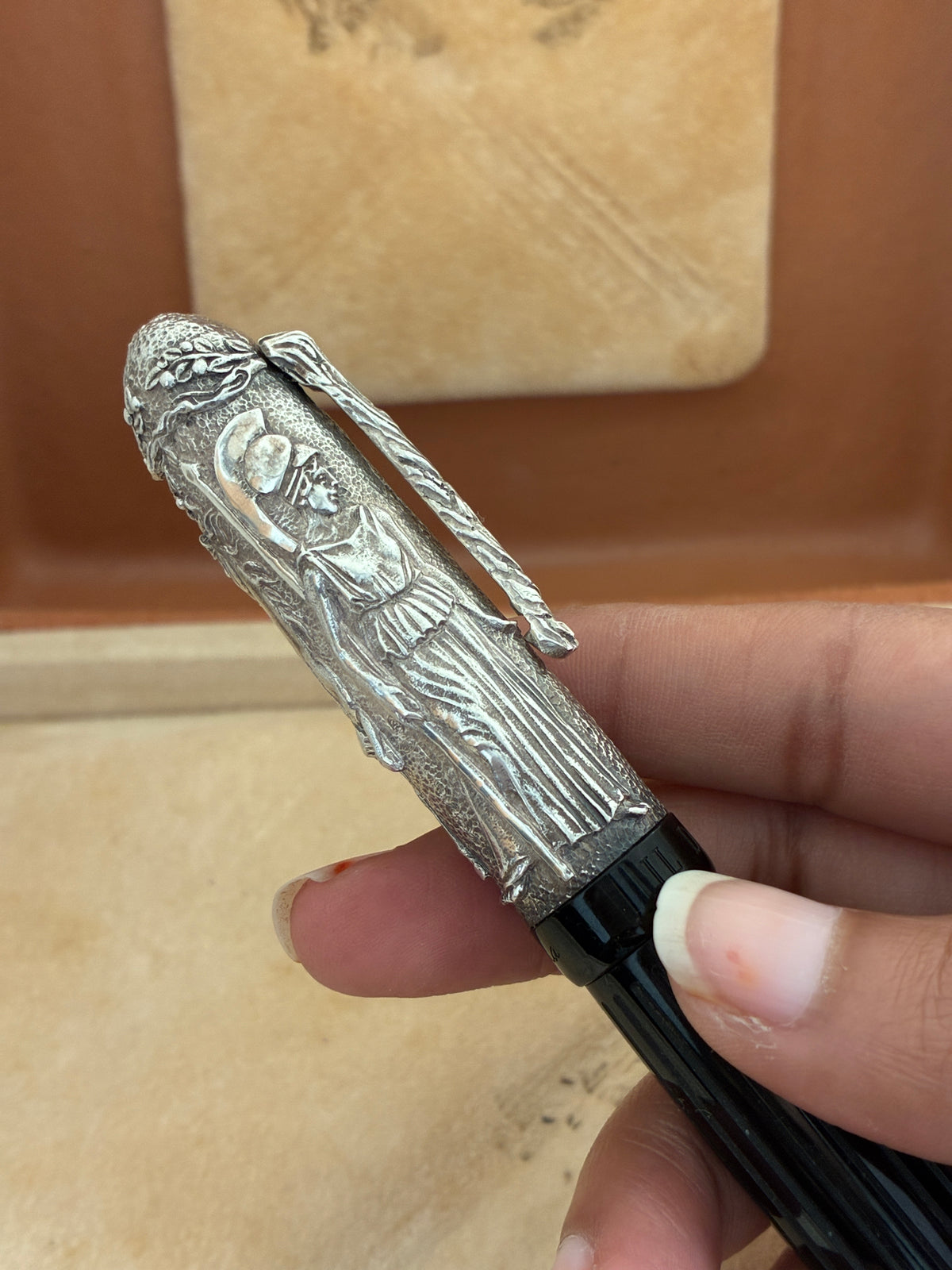 Stipula II Dono Ebonite Limited Edition Fountain Pen with Sterling silver